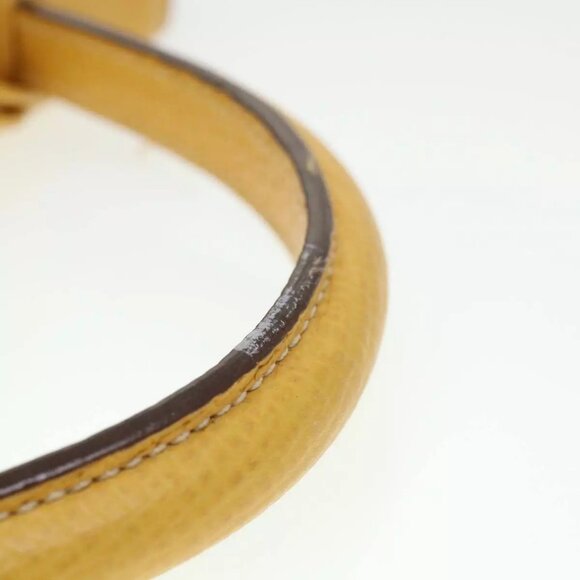 LOEWE Barcelona Hand Bag Leather 2way Yellow - Picture 11 of 15